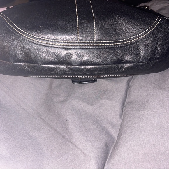 Coach Y2k Soho Black Vintage Buckle Shoulder Bag Purse D0778 F10192 - Picture 8 of 16